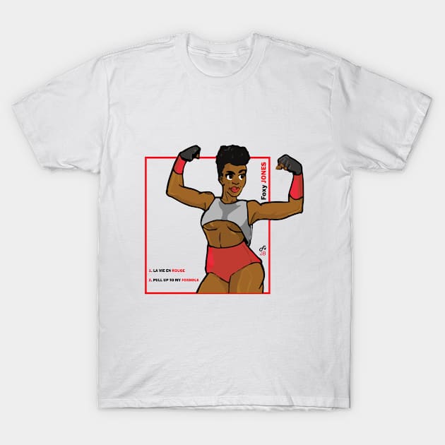 Foxy Jones T-Shirt by NerdyxWoke by FOXY